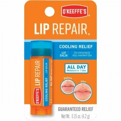 O'Keeffe's Cooling Relief Unflavored Lip Balm, 0.15 Oz. K0710108 Pack of 36