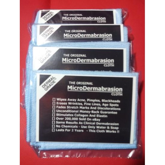 The Original MicroDermabrasion Gift Cloth Sets - Acne Wrinkles Blackheads Scars