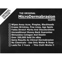 The Original MicroDermabrasion Gift Cloth Sets - Acne Wrinkles Blackheads Scars