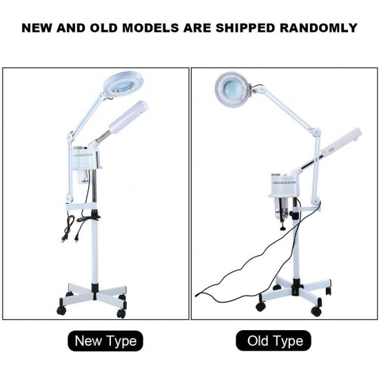 3 in 1 5X Magnifying Lamp Facial Steamer Hot Ozone Machine Spa Salon Beauty USA