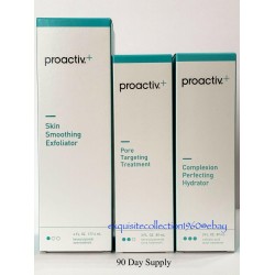 Proactiv + Plus 3 Piece 90 DAY SUPPLY FULL SIZE KIT Proactive 2022 Expiry