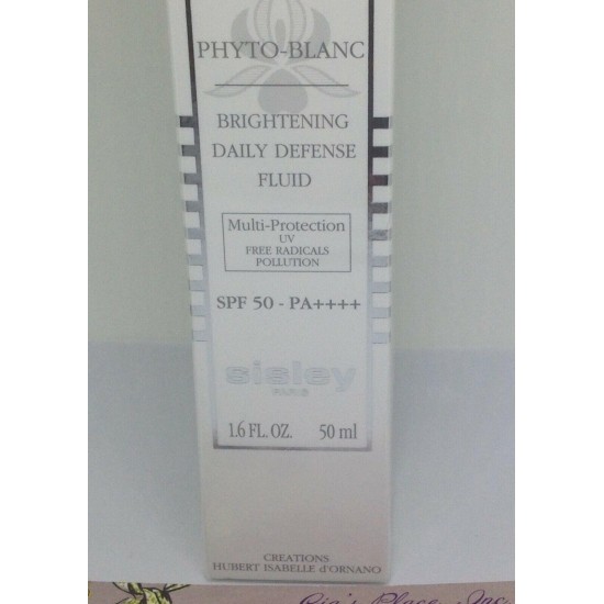 2 SISLEY PARIS PHYTO-BLANC BRIGHTENING DAILY DEFENSE NIB 1.6oz FLUID SPF50-PA++