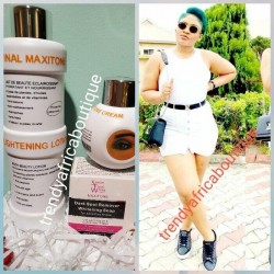 Original Final Maxitone powerful Lghtening body lotion, face cream + soap