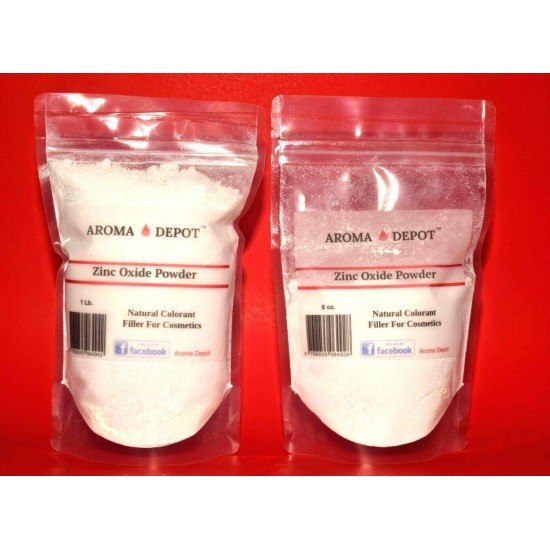 1lb / 16oz Zinc Oxide Powder NON NANO - USP - 100% Pure - Heat Sealed Resealable