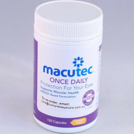 Macutec Once Daily 120 X 1/2/3/4 Protection for your eyes Supports Macula Health