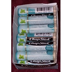 12 Rare Discontinued Green Tea Mint Chap Stick Lip Butter Balms Free Shipping