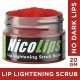 5 X NicoLips dark lips lightening Treatment Lip Balm Scrub FREE DELIVERY