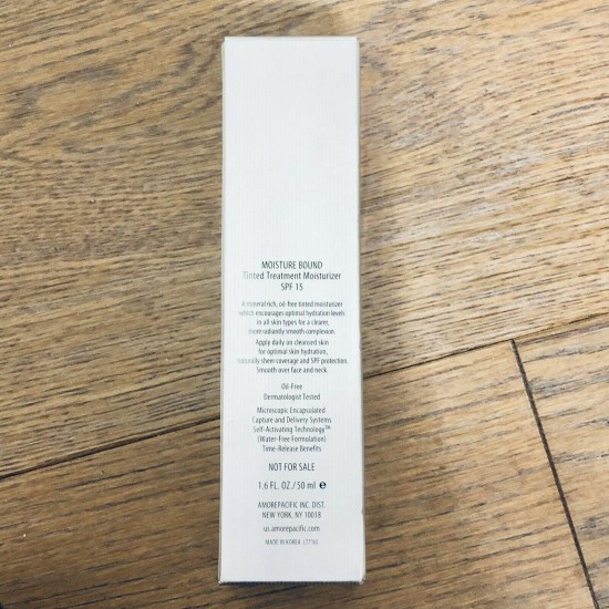 NIB #104 Amorepacific Moisture Bound Tinted Treatment Moisturizer 1.6Oz SOLD OUT