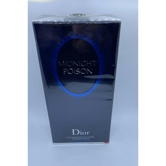 Midnight Poison Dior Satin Lotion 200ml/6.8oz Sealed Discontinued Rare HTF