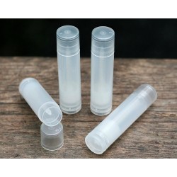 1000 Clear LIP BALM Tubes EMPTY New Bulk Transparent DIY Chapstick