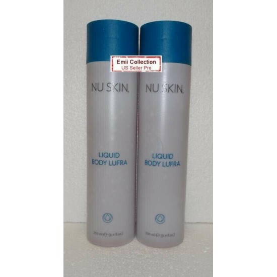 Nu Skin Nuskin Liquid Body Lufra 8.4 oz 250 ml Cleanser Scrub Bundle