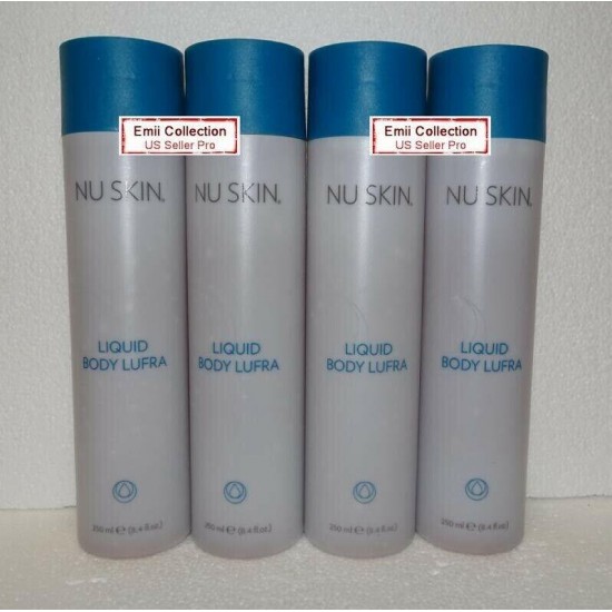 Nu Skin Nuskin Liquid Body Lufra 8.4 oz 250 ml Cleanser Scrub Bundle