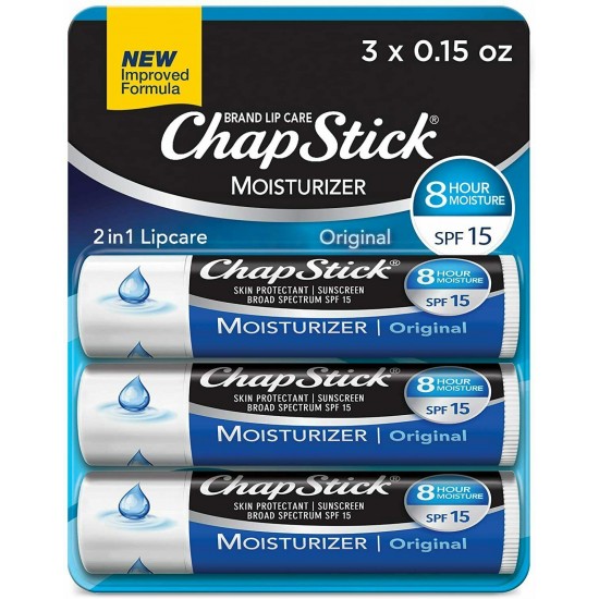 576pcs ChapStick Moisturizer Original Flavor 0.15 Oz Bulk Wholesale Lot Deal