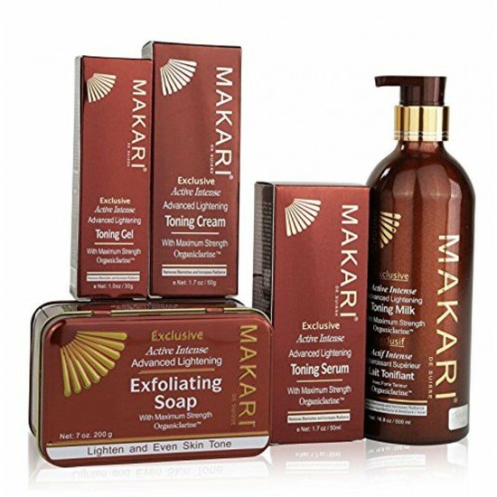 Makari Exclusive Gift Set - Skin Lightening, Brightening & Toning Regimen