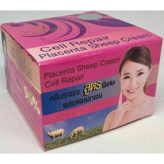 24x White Rose Whitening Sheep Placenta Extra Cell Repair Collagen Cream Freckle