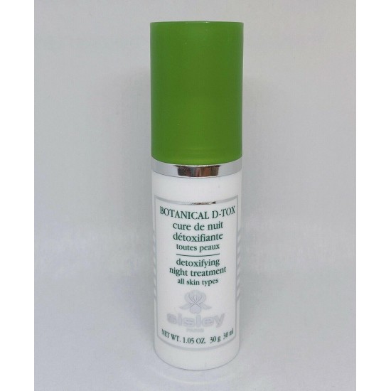 Sisley Botanical D-Tox Detoxifying Night Treatment 1.05oz / 30ml New