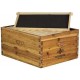10 Frame Langstroth Deep Brood Box Dipped in 100% Beeswax Includes Wooden Frames & Waxed Foundations