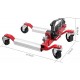 4PC Wheel Dolly, 1500LBS Capacity Car Dolly with Hydraulic Tire Jack for Vehicle Positioning for Truck RV Trailer