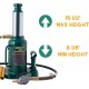Air Hydraulic Bottle Jack - Low Profile with Manual Hand Pump for Heavy Duty Auto Truck Repair - 20 Ton Capacity, Green (OP1906S)