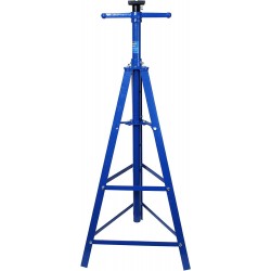 Mountain 52004 2 Ton Automotive Under Hoist Transmission Tripod Stand for Garages, Repair Shops, and DIY, 4,000 lbs. Capacity, Support Range 49-79.75, Heavy Duty Steel, Self Locking Acme Screw, Blue