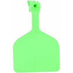 1000 Count 1-Piece Blank Feedlot Tags, Green
