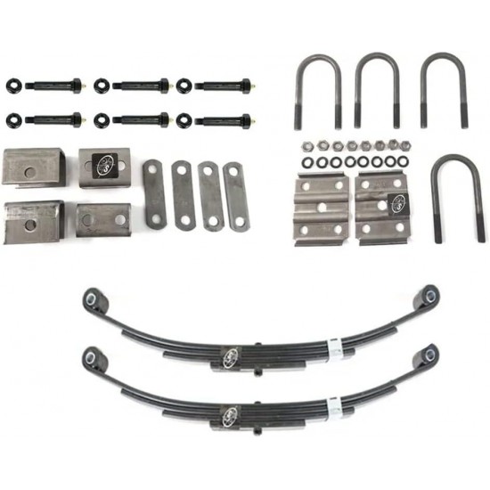 ty 3,500 lbs. Trailer Axle Suspension Kit Incl. Leaf Springs, Hanger & U-Bolt kit