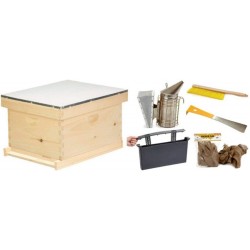 10-Frame Beginner Hive Kit - Little Giant - Beekeeping Starter kit for Beginners (Item No. BEGHIVEKIT)