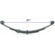 2)- Boat Trailer 3 Leaf Double Eye Springs (1 Pair) 20'' 3700lbs Capacity Per Pair, Black (24001-2)