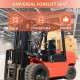 Universal Fold Down Forklift Seat with Adjustable Angle Back,Micro Switch And Safety Belt,for Toyota Forklift,Tractor,Excavator Skid Loader Backhoe Dozer Telehandler