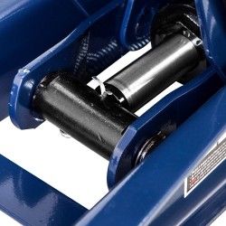 AT84007U Torin Hydraulic Low Profile Service/Floor Jack with Dual Piston Quick Lift Pump, 4 Ton (8,000 lb) Capacity, Blue