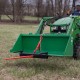 39 Hay Bale Spear Attachment with Stabilizer Spears, Universal HD Front Skid Steer Tractor Loader Bucket Attachment, 3000 LB Capacity