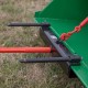 39 Hay Bale Spear Attachment with Stabilizer Spears, Universal HD Front Skid Steer Tractor Loader Bucket Attachment, 3000 LB Capacity