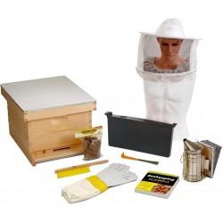 10-Frame Deluxe Beginner Hive Kit - Little Giant - Premium Beekeeping Starter Kit for Beginners (Item No. HIVE10KIT)