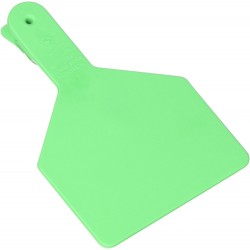 100 Count 1-Piece Blank Tags for Cows, Green