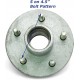 4)- Boat Trailer Hot Dipped Galvanized 3500lbs Hub 5 Bolt Lug with Bearing Kit, (25816-4)