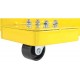 Low Profile Transmission Floor Jack - 1,000 LBS Lift Capacity - Lift Range 8.5” to 23” - 360 Degrees Pump Handle Rotation & Adjustable Load Support Arms - Yellow Steel Frame with JEGS Logo