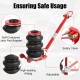 Air Jack, 3 Ton/6600 lbs Air Jack, Portable Pneumatic Jack with Long Hand, Lift up to 15.7, 3-6 s Fast Lifting Pneumatic Jack, with Adjustable Long Handles for Cars, Garages, Repair