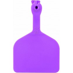 1000 Count 1-Piece Blank Feedlot Tags, Purple