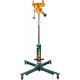 Hydraulic Transmission Jack - Telescopic Air Manual Lifting with Foot Pump - 1000 lb. Capacity for Garage Shop