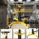 Transmission Jack 1650 LBS/0.75 Ton Capacity Adjustable 2 Stage Hydraulic Jack 360° Swivel Wheel Lift Hoist for Car Lift,with Pedals,Gloves