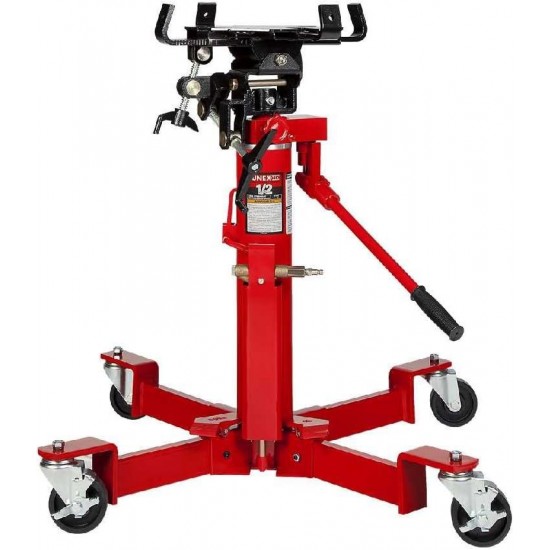 Sunex 7796 1000-Pound Air and Hydraulic Telescopic Transmission Jack & Sunex Tools 7706 Fuel Tank Adapter