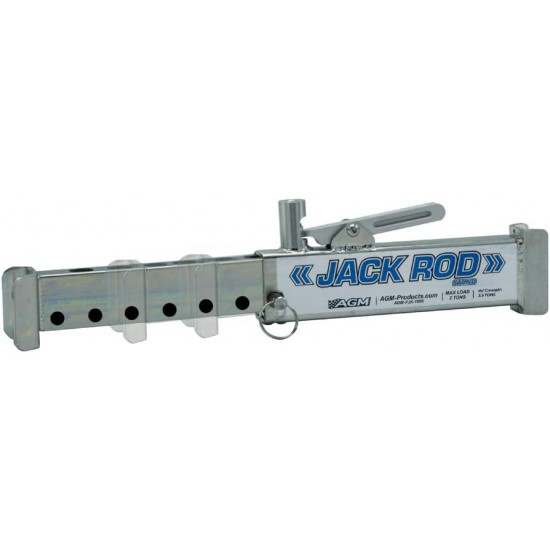 AGM Products Jack Rod - Easy to Use Floor Jack Safety Tool, Rated for 3.5 Tons, Squeeze to Extend, Locks Automatically, Sqeeze to Remove. Cars, Truck, SUV's Jack Not Included