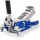 Floor Jack, Low Profile 2 Ton Hydraulic Aluminum and Steel Car Jack with Dual Pump System, Rapid Lift, Blue