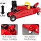 T82040-1 Torin Hydraulic Trolley Floor Service/Floor Combo with 2 Jack Stands and Rolling Garage/Shop Creeper, 2 Ton (4,000 lb.) Capacity, Red