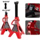 T82040-1 Torin Hydraulic Trolley Floor Service/Floor Combo with 2 Jack Stands and Rolling Garage/Shop Creeper, 2 Ton (4,000 lb.) Capacity, Red