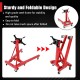 Engine Stand, 3000lbs Capacity Engine Motor Stand with 360 Degree Rotating Head, Heavy-Duty Foldable Engine Lift Stand with 6 Wheels, 4 Adjustable Arms, Red