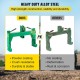 3-Point Quick Hitch, 3000 LBS Lifting Capacity Tractor Quick Hitch, 28.31 Between Lower Arms Attachments Quick Hitch, 5 Level Adjustable Bolt, Adaptation to Category 1 & 2 Tractor,Green