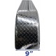 Qty 2)- Boat Trailer Aluminum Diamond Plate Tandem Axle Fenders 10'' x 64'' x 13''