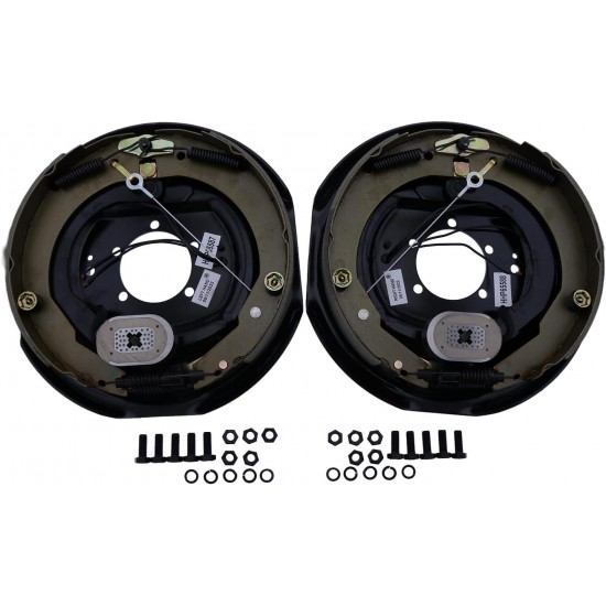 12x2 Electric Trailer Brake Kit Compatible with Dexter NEV-R-Adjust 7000lb Left & Right Hand 7K 023-464-00 023-465-00