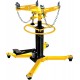 Hydraulic Telescopic Transmission Jack 2 Stage 1660lbs Jack Stands, Floor Jack Car Jack with Pedal 360° Swivel Wheel Adjustable Height Hydraulic Jack for Car Lift 0.75 Ton (Yellow)